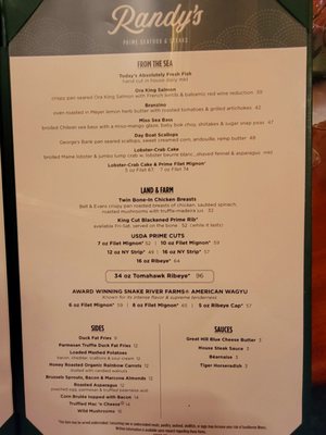 Menu photo 8 Randy's Prime Seafood and Steaks Vienna, VA Menu photo 8 Randy's Prime Seafood and Steaks Vienna, VA