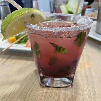 Lure Fish House - Blueberry margarita - Seafood Near Me - Porter Ranch, California