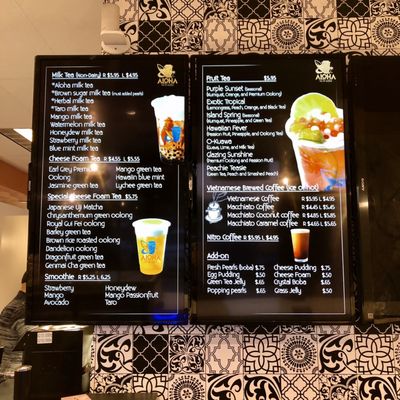 Menu photo 7 Aloha Tea & Coffee Glendale, AZ