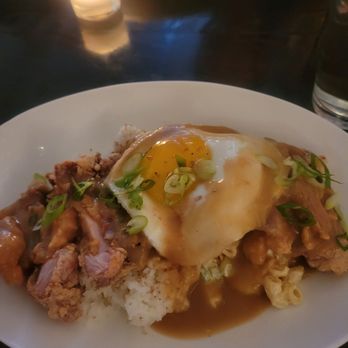 Noreetuh - Mochiko Chicken Loco Moco - New American Near Me - New York, New York Noreetuh - Mochiko Chicken Loco Moco - New American Near Me - New York, New York