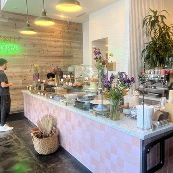 Chaumont Vegan - Inside at the barista/pastry bar - Vegan Near Me - Beverly Hills, California Chaumont Vegan - Inside at the barista/pastry bar - Vegan Near Me - Beverly Hills, California