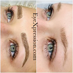 EyeXpression Brows Specialists - Perfect shape done with Microblading