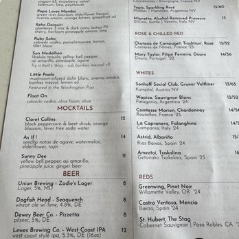 Drift Seafood & Raw Bar - Drink menu - Wine Bars Near Me - Rehoboth Beach, Delaware Drift Seafood & Raw Bar - Drink menu - Wine Bars Near Me - Rehoboth Beach, Delaware