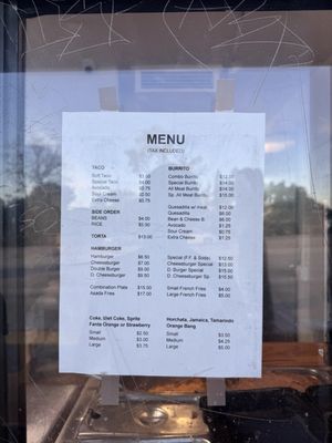 Menu photo 3 Taco Del Rio La Puente, CA