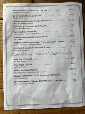 Menu photo 8 Mannys Augusta, GA