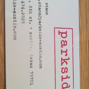 Parkside - Seafood Near Me - Austin, Texas Parkside - Seafood Near Me - Austin, Texas