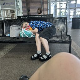 me sleeping on the bench inside the station me sleeping on the bench inside the station