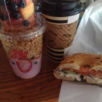 iJAVA Cafe - Fruit cup, parfait, vanilla late, lox bagel - Cafes Near Me - San Jose, California