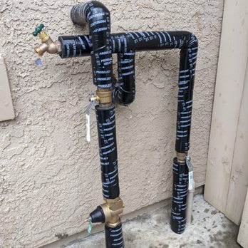 States Plumbing - Plumbing needed to go into the garage, through the controller, then back outside - Plumbing Near Me States Plumbing - Plumbing needed to go into the garage, through the controller, then back outside - Plumbing Near Me