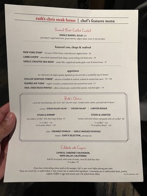 Menu photo 8 Ruth's Chris Steak House Jacksonville, FL Menu photo 8 Ruth's Chris Steak House Jacksonville, FL