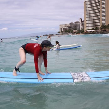 Faith Surf School - Beginner me gets ready to ride a small wave :-0 - Surf Schools Near Me - Honolulu, Hawaii Faith Surf School - Beginner me gets ready to ride a small wave :-0 - Surf Schools Near Me - Honolulu, Hawaii