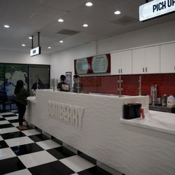 Order and pickup counter