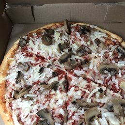 a pizza with mushrooms and cheese a pizza with mushrooms and cheese