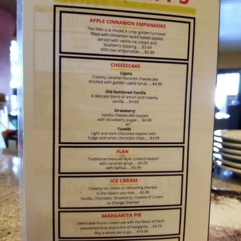 Alamo Cafe - Dessert menu - Tex-Mex Near Me - San Antonio, Texas Alamo Cafe - Dessert menu - Tex-Mex Near Me - San Antonio, Texas