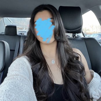 Simple Hair - Curtain bangs and long layers - absolutely loved how it came out! - Hair Salons Near Me - Milpitas, California Simple Hair - Curtain bangs and long layers - absolutely loved how it came out! - Hair Salons Near Me - Milpitas, California