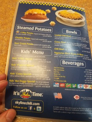 Menu photo 1 Skyline Chili Erlanger, KY Menu photo 1 Skyline Chili Erlanger, KY