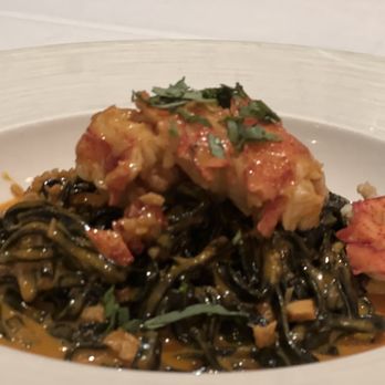 Nerai - Squid ink linguine with lobster - Greek Near Me - New York, New York