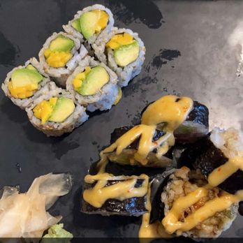 Umami Japan - Avocado Cucumber Roll and Vegetable Tempura Roll - Sushi Bars Near Me - Huntington, New York