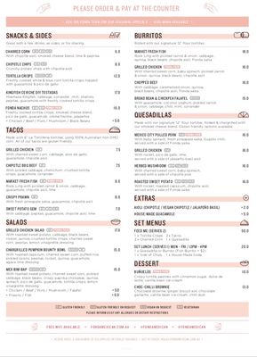 Menu photo 1 Fonda Mexican Collingwood, VIC