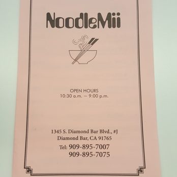 NOODLEMii - Chinese Near Me - Diamond Bar, California