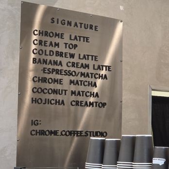 Chrome Coffee Studio - As of 5/25/26 - Coffee & Tea Near Me - Torrance, California