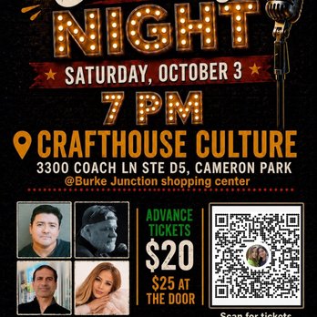 Crafthouse Culture - Comedy show fun date night - Bars Near Me - Cameron Park, California Crafthouse Culture - Comedy show fun date night - Bars Near Me - Cameron Park, California