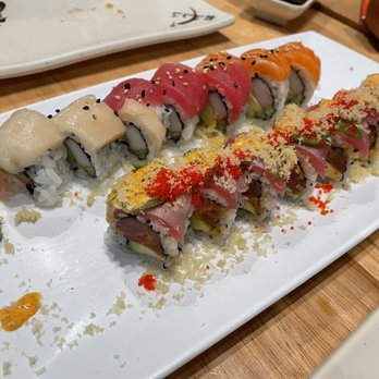Oishii Sushi - a variety of sushi on a white plate - Sushi Bars Near Me - Miami, Florida Oishii Sushi - a variety of sushi on a white plate - Sushi Bars Near Me - Miami, Florida
