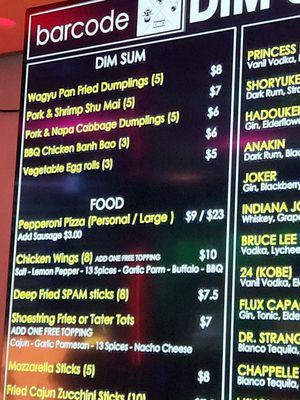 Menu photo 1 Barcode Garden Grove, CA