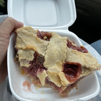Missy's Pie - Strawberry rhubarb pie, partially in my belly. - Bakeries Near Me - Lexington, Kentucky
