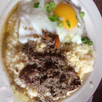 sam a.m - Grits special of the day ($12), with short ribs - Cafes Near Me - Jersey City, New Jersey sam a.m - Grits special of the day ($12), with short ribs - Cafes Near Me - Jersey City, New Jersey