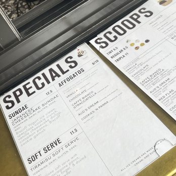 Caffè Panna - Feb 19th, 2026 menu - Ice Cream & Frozen Yogurt Near Me - New York, New York
