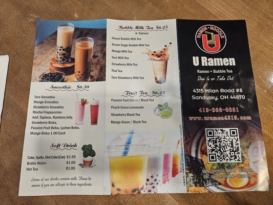Menu photo 2 U Ramen Sandusky, OH Menu photo 2 U Ramen Sandusky, OH