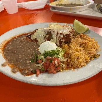 Esther’s Tex Mex - Chile Relleno Plate! - Tex-Mex Near Me - Buda, Texas