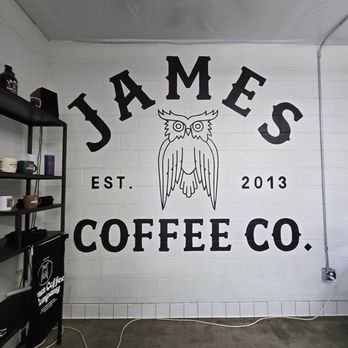 James Coffee - Inside wall - Coffee & Tea Near Me - Escondido, California