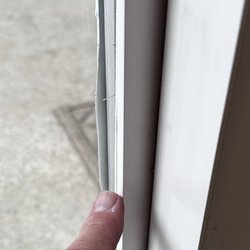 Mr Sliding Door - Caulk to cover up mistakes