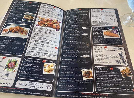 Menu photo 4 Casablanca Miami, FL