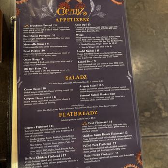 Copperz Brewing - Food menu side 2 - Brewpubs Near Me - Hamburg, Pennsylvania Copperz Brewing - Food menu side 2 - Brewpubs Near Me - Hamburg, Pennsylvania