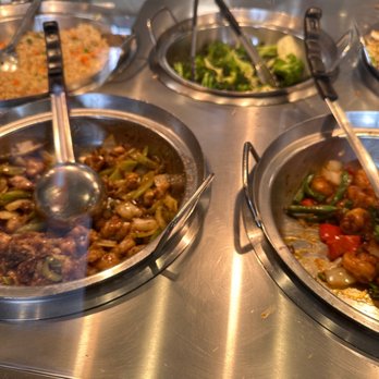 Panda Express - a variety of food items in a buffet - Chinese Near Me - Fallbrook, California Panda Express - a variety of food items in a buffet - Chinese Near Me - Fallbrook, California