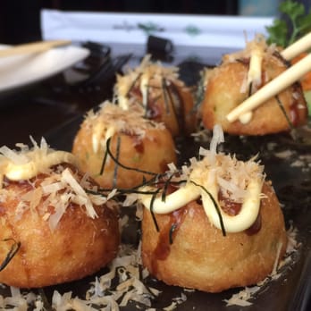 Sakura Grill - Takoyaki is good! Eat it while it's hot but be careful. - Japanese Near Me - Ashburn, Virginia Sakura Grill - Takoyaki is good! Eat it while it's hot but be careful. - Japanese Near Me - Ashburn, Virginia