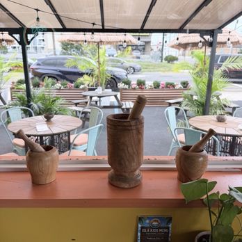 La Isla Restaurant - Pilón looking outside - Puerto Rican Near Me - Wildwood, New Jersey La Isla Restaurant - Pilón looking outside - Puerto Rican Near Me - Wildwood, New Jersey