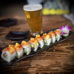 BESHOCK Ramen - East Village - Sunset Roll and happy hour rotating draft