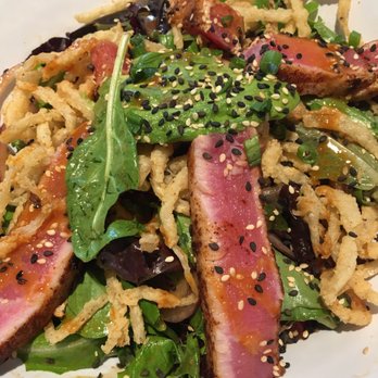 The Stand - American Classics Redefined - Yummy Seared Ahi Salad - New American Near Me - Irvine, California