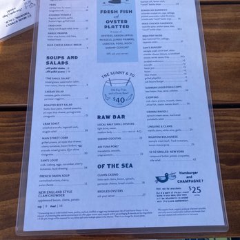 Sam's Anchor Cafe - Menu - Seafood Near Me - Tiburon, California