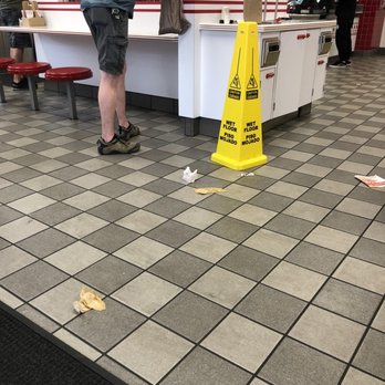 In-N-Out Burger - Trash throughout dine in area - Burgers Near Me - Fairfield, California In-N-Out Burger - Trash throughout dine in area - Burgers Near Me - Fairfield, California
