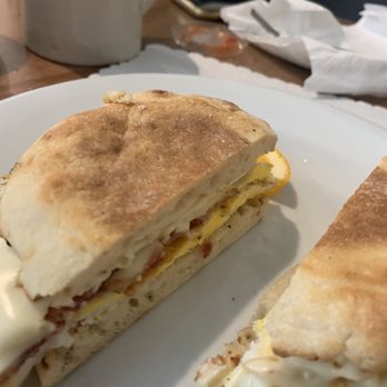 The Breakfast Nook - Bacon egg and cheese sandwich on an English muffin - Breakfast & Brunch Near Me - North Haven, Connecticut