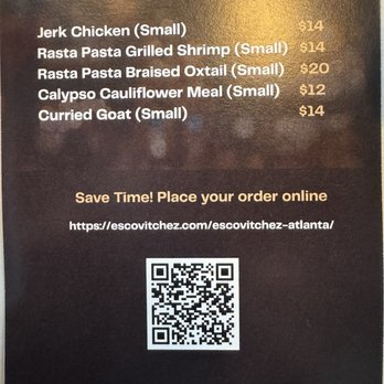 Escovitchez - To go only pricing for lunch specials - Caribbean Near Me - Atlanta, Georgia