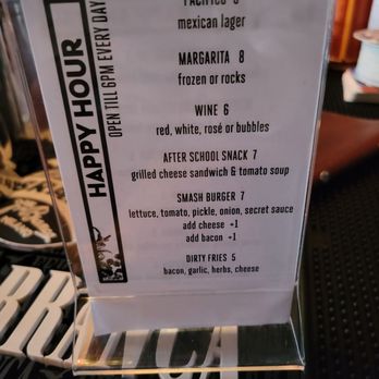 The Knock Back - Menu (April 2023) - Lounges Near Me - Portland, Oregon