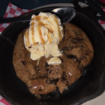 Shoney's - Dessert cookie skillet with vanilla ice cream.  ..very good - Desserts Near Me - Morgan City, Louisiana