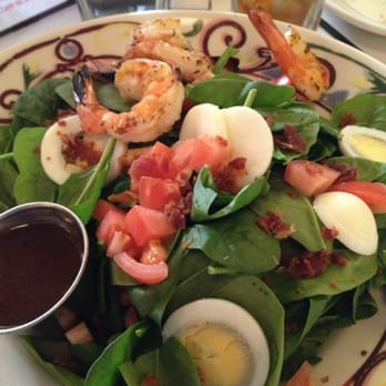 Gianni's Cafe - Spinach salad with Shrimp!! - Italian Near Me - Kildeer, Illinois