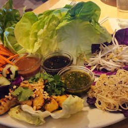 Asian Chicken Lettuce Wrap Tacos
